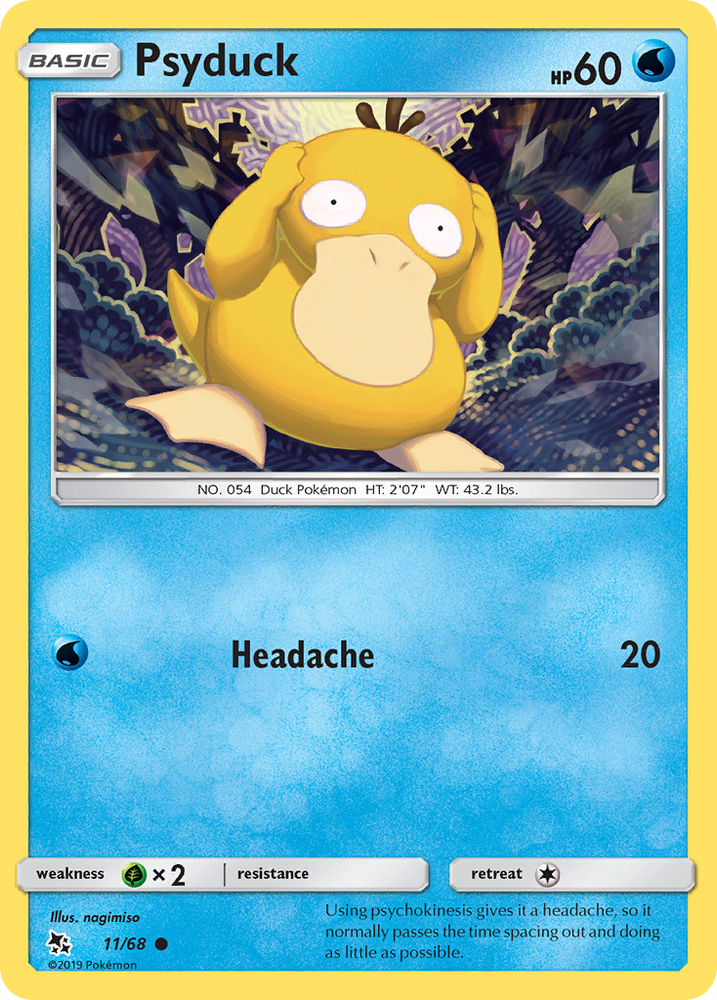 basic psyduck pokemon card Thicc Psyduck Pokemon Card Handmade