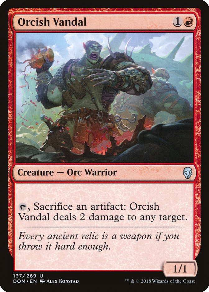 Orcish Vandal [Dominaria]