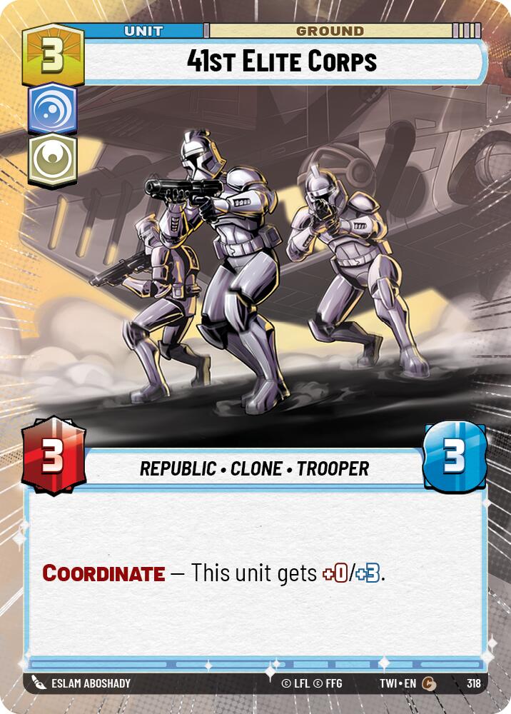 41st Elite Corps (318) (Hyperspace) (318) [Twilight of the Republic]
