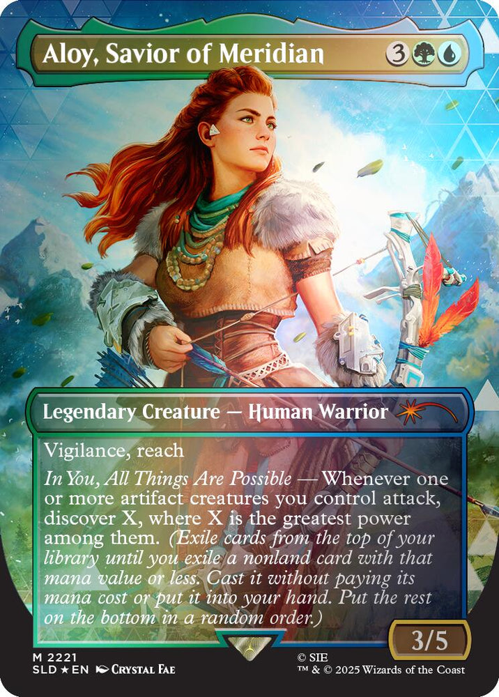 Aloy, Savior of Meridian (Rainbow Foil) [Secret Lair Drop Series]