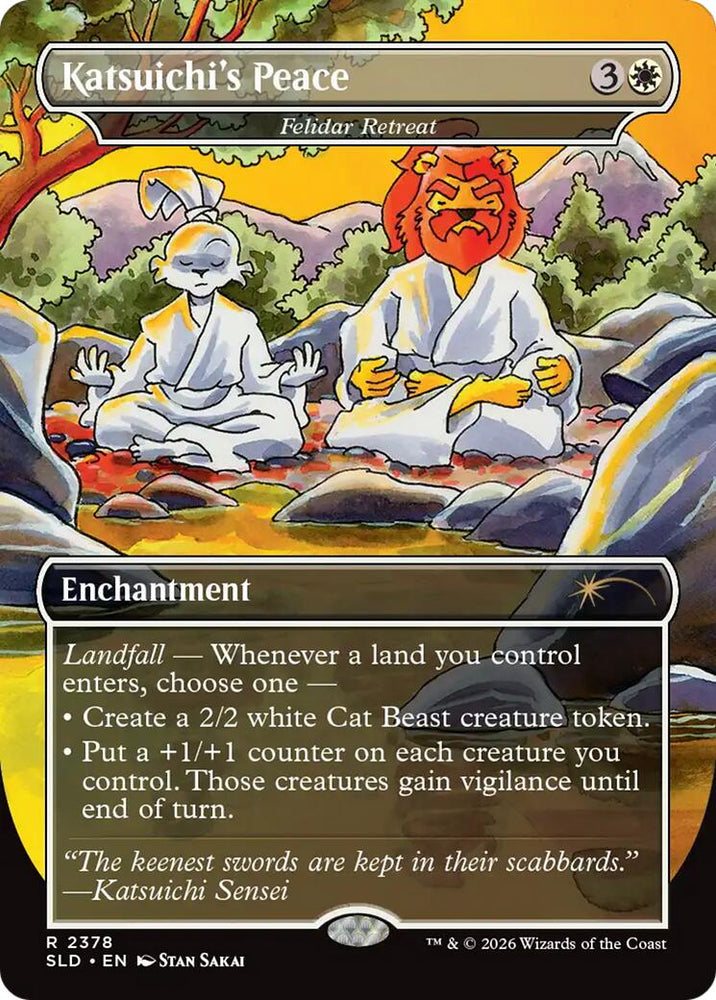 Katsuichi's Peace - Felidar Retreat [Secret Lair Drop Series]