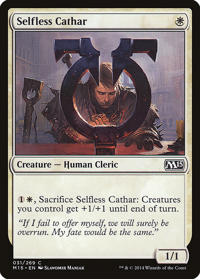 Selfless Cathar [Magic 2015]