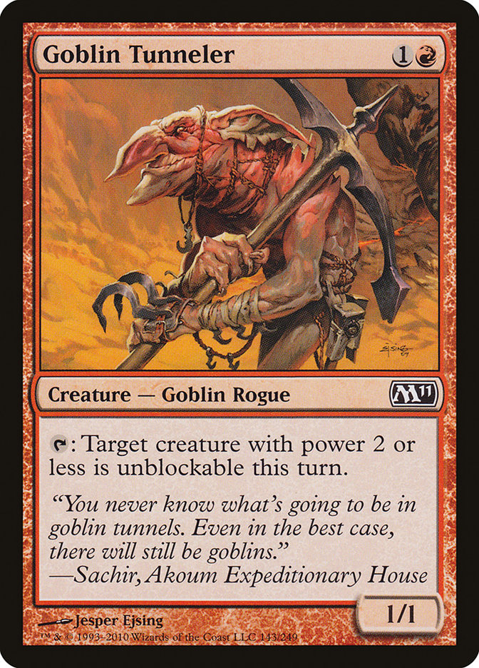 Goblin Tunneler [Magic 2011]